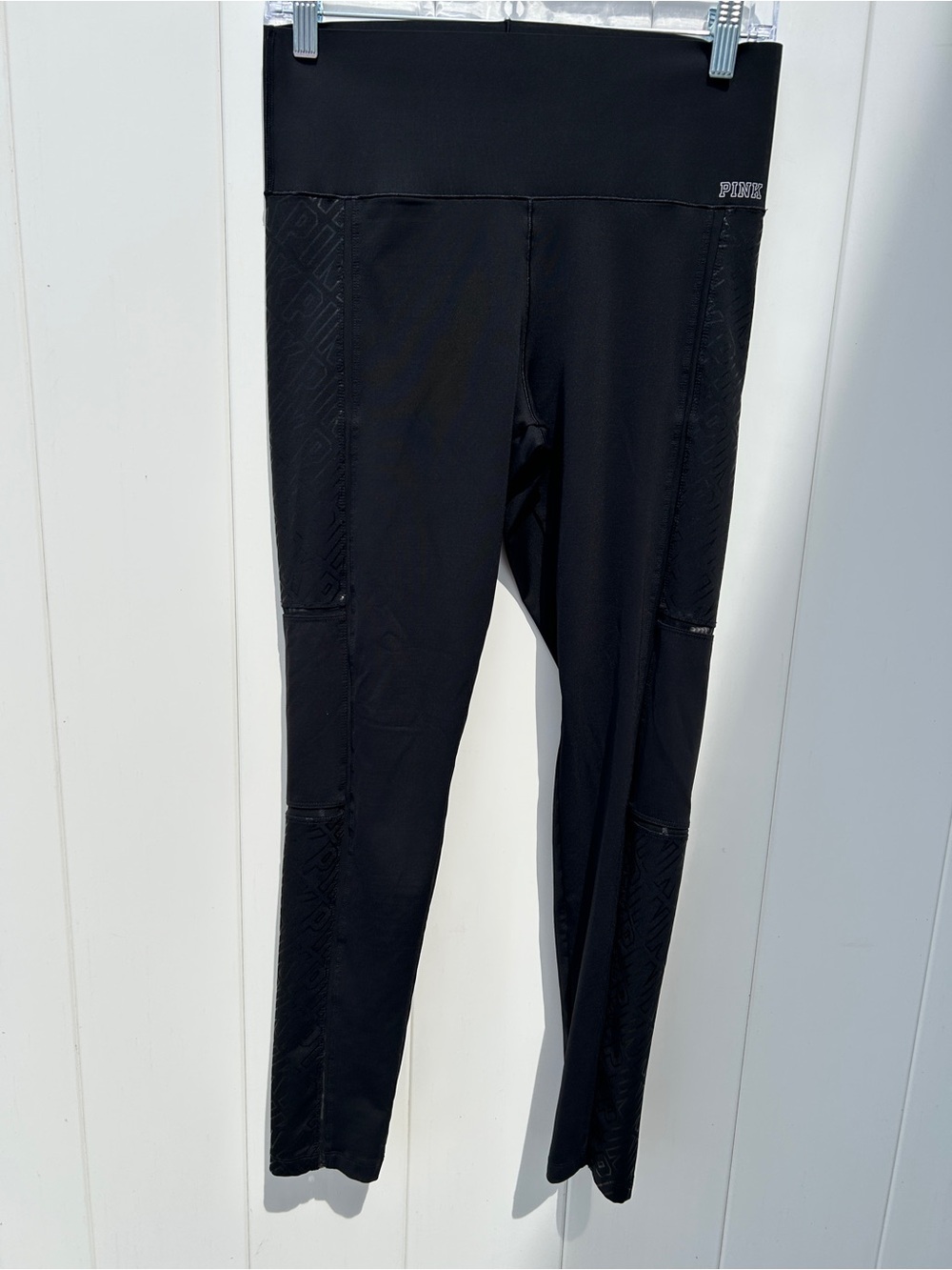 Victoria's Secret PINK Black Bonded Leggings - Picture 3 of 8